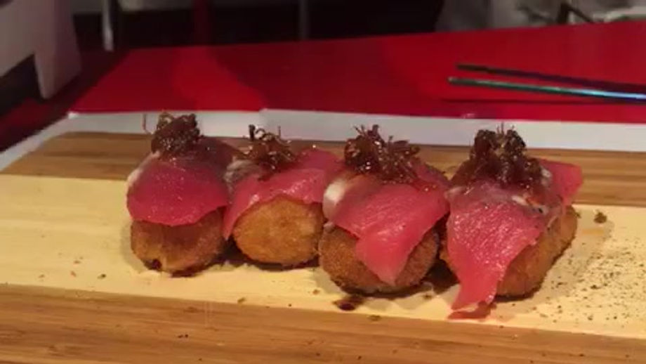 Proceso de elaboración de las croquetas de la Pedroche 2